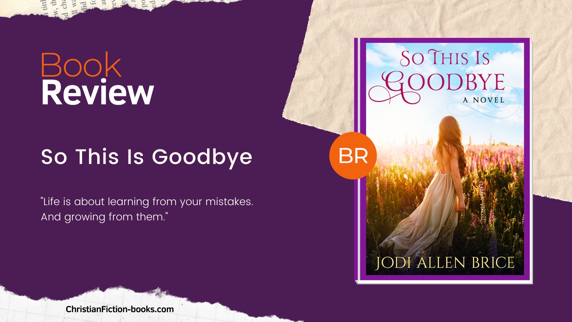 So This Is GoodBye, Jodi Allen Brice | Review